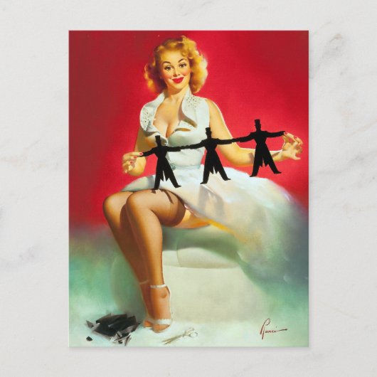 Ausschneiden des Buttons nach oben Postkarte (Vorderseite)