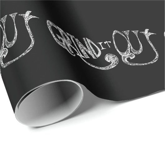 Ausschneiden Geschenkpapier (Rolleneckpunkt)