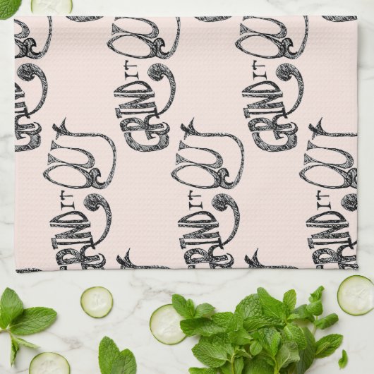 Ausschneiden Geschirrtuch (Gefaltet)