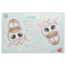 Ausschneiden 'n' Personalisiertes Einhornspielzeug