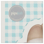 Ausschneiden 'n' Personalisiertes Einhornspielzeug Stoff (Nahaufnahme)