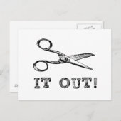 Ausschneiden Postkarte (Vorne/Hinten)