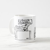 Ausschneiden von Bemerkungen in einem Hardware-Sto Kaffeetasse (Vorderseite Links)