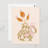 Ausschneiden von Blätter #Illustration #digitalart Postkarte (Vorne/Hinten)