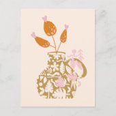 Ausschneiden von Blätter #Illustration #digitalart Postkarte (Vorderseite)