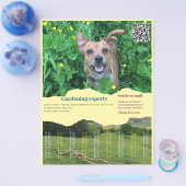 Ausschneiden von Flyer-Quadrat-Bilder Gartenarbeit Flyer (Einzeln)