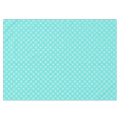 Ausschneiden Weiße Kreise auf der aquamarinen Seab Tischdecke (Vorderseite (Horizontal))