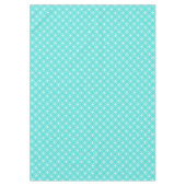 Ausschneiden Weiße Kreise auf der aquamarinen Seab Tischdecke (Vorderseite)
