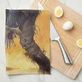 Ausschnitt aus dem Zauberer Oz, Vintage Märchen Handtuch (Viertel Falte)