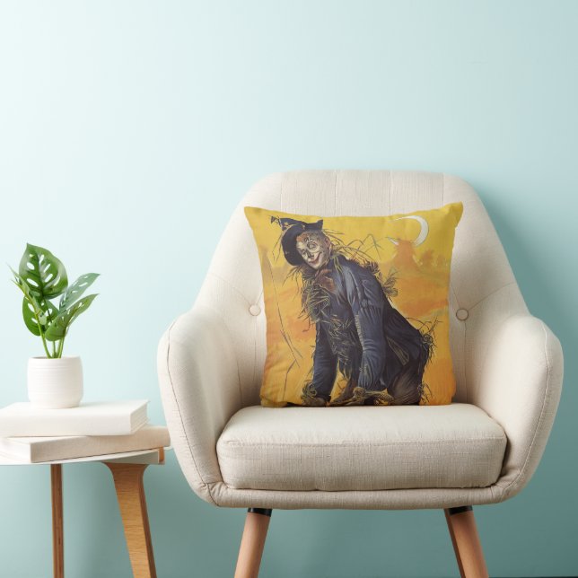 Ausschnitt aus dem Zauberer Oz, Vintage Märchen Kissen (Stuhl )