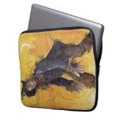 Ausschnitt aus dem Zauberer Oz, Vintage Märchen Laptopschutzhülle (Vorderseite Links)