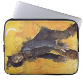 Ausschnitt aus dem Zauberer Oz, Vintage Märchen Laptopschutzhülle (Vorderseite)