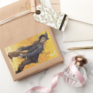 Ausschnitt aus dem Zauberer Oz, Vintage Märchen Rechteckiger Aufkleber