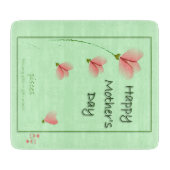 Ausschnitt-Brett Fisch-Mutter Tages Schneidebrett (Vorderseite)