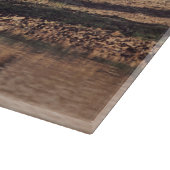 Ausschnitt-Brett-GlasWestern-Pferd Schneidebrett (Ecke)