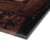 Ausschnitt-Brett-GlasWestern-rustikales Schneidebrett (Ecke)