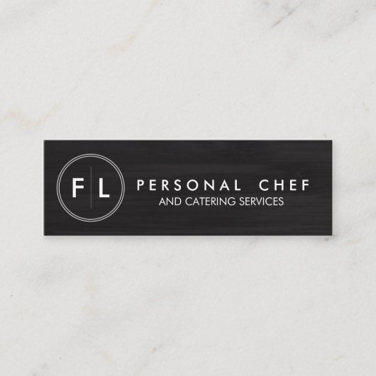 Ausschnitt-Brett-persönliche Mini Visitenkarte (Vorderseite)