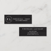 Ausschnitt-Brett-persönliche Mini Visitenkarte (Vorne/Hinten)