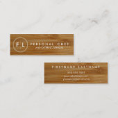 Ausschnitt-Brett-persönliche Mini Visitenkarte (Vorne/Hinten)