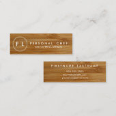 Ausschnitt-Brett-persönliche Mini Visitenkarte (Vorne/Hinten)