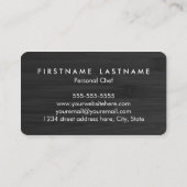 Ausschnitt-Brett-persönliche Visitenkarte (Rückseite)