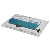 AUSSCHNITT-BRETT | Vintager Camper Schneidebrett (Ecke)