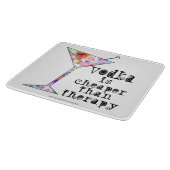 AUSSCHNITT-BRETTER, WODKA IST BILLIGER ALS SCHNEIDEBRETT (Ecke)