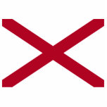 Ausschnitt der Alabama-Flagge<br><div class="desc">Die Staatsflagge von Alabama.</div>