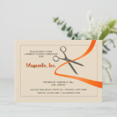 Ausschnitt der Band-Eröffnungs-Mitteilung Einladung (Stehend Vorderseite)