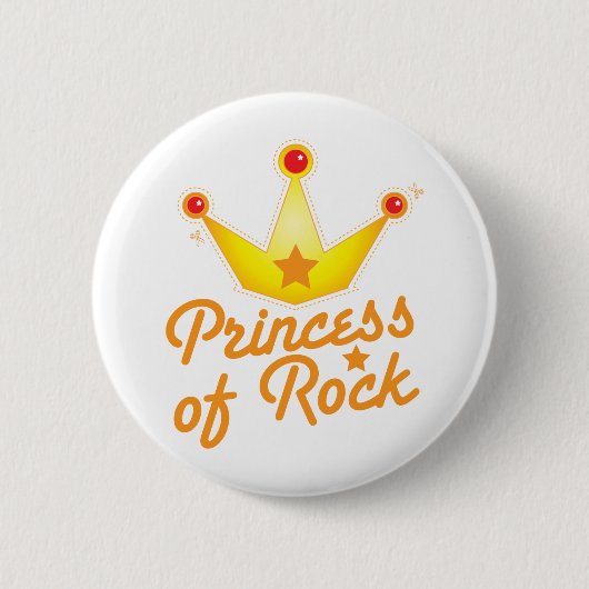 AUSSCHNITT! Prinzessin des Rockabilly Entwurfs des Button (Vorderseite)