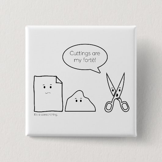 Ausschnitt-Stärken-Knopf Button (Vorderseite)