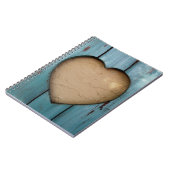 Ausschnittherzform künstlerisch notizblock (Linke Seite)