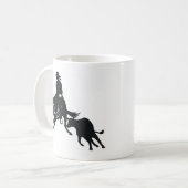 Ausschnittpferd und -kuh kaffeetasse (Vorderseite Links)