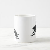 Ausschnittpferd und -kuh kaffeetasse (Mittel)