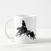 Ausschnittpferd und -kuh kaffeetasse (Links)