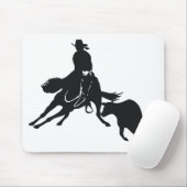 Ausschnittpferd und -kuh mousepad (Mit Mouse)