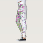Ausschreibende Blume Leggings (Links)