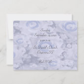 Ausschreibende Rose Einladung (Rückseite)