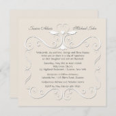 Ausschreibung Herz religiöse Einladung individuell (Vorne/Hinten)