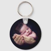 Ausschreibung Liebe Daddy und Baby 2 Fotovorlage Schlüsselanhänger (Rückseite)