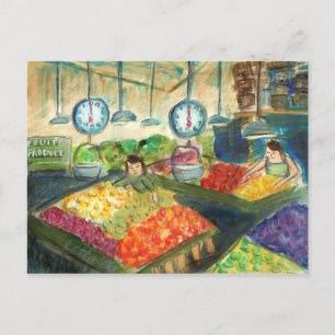 Ausschreibungen der "Produce Postcard" (Pike Place Postkarte