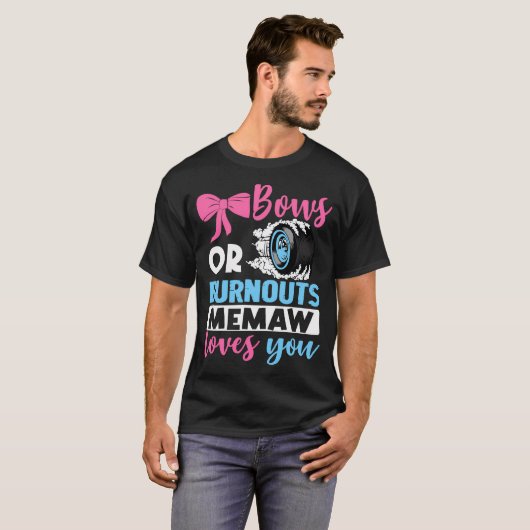 Ausschreibungen oder Bows Memaw-Lieben Sie Geschle T-Shirt (Vorne ganz)