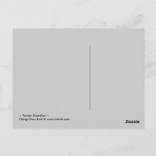 Ausschreibungsschutz - Postkarte (Rückseite)