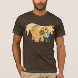Ausschreibungsverfahren Cartoon Pony und Blume T - T-Shirt