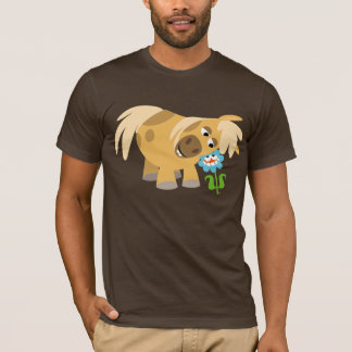 Ausschreibungsverfahren Cartoon Pony und Blume T - T-Shirt