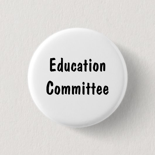 Ausschuss für Bildung Button (Vorderseite)