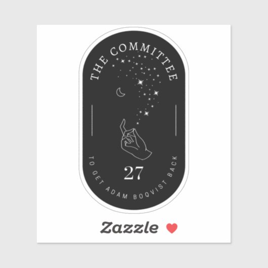 Ausschuss für die Rücknahme von Adam Boqvist Aufkleber (Blatt)