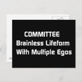 Ausschuss Spaß Postkarte (Vorne/Hinten)