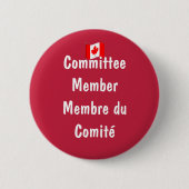 Ausschussmitglied Button (Vorderseite)