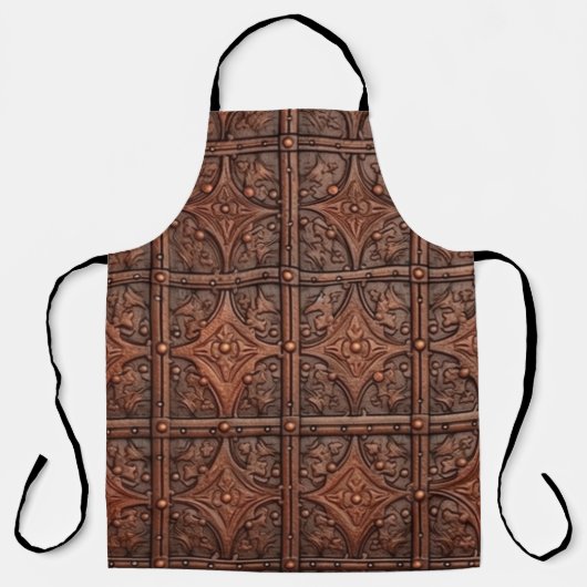 Aussehen aus verziertem Leder Schürze (Vorderseite)